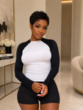 “Midnight Muse Lounge Set” -black & white