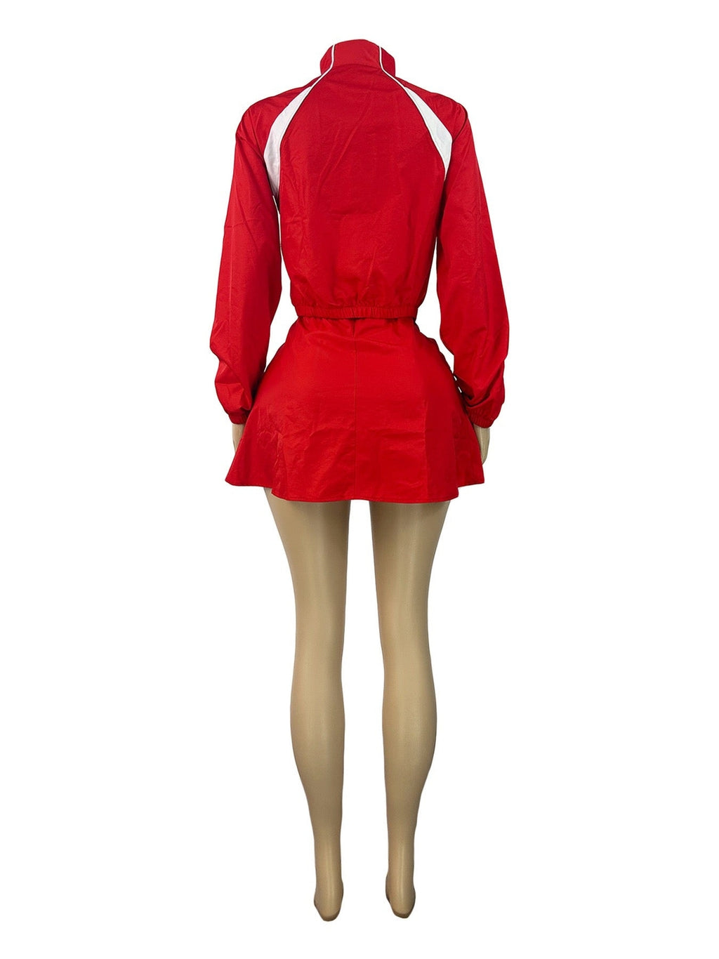 “Victory Lap Skort Set” - red and white (shorts underneath)