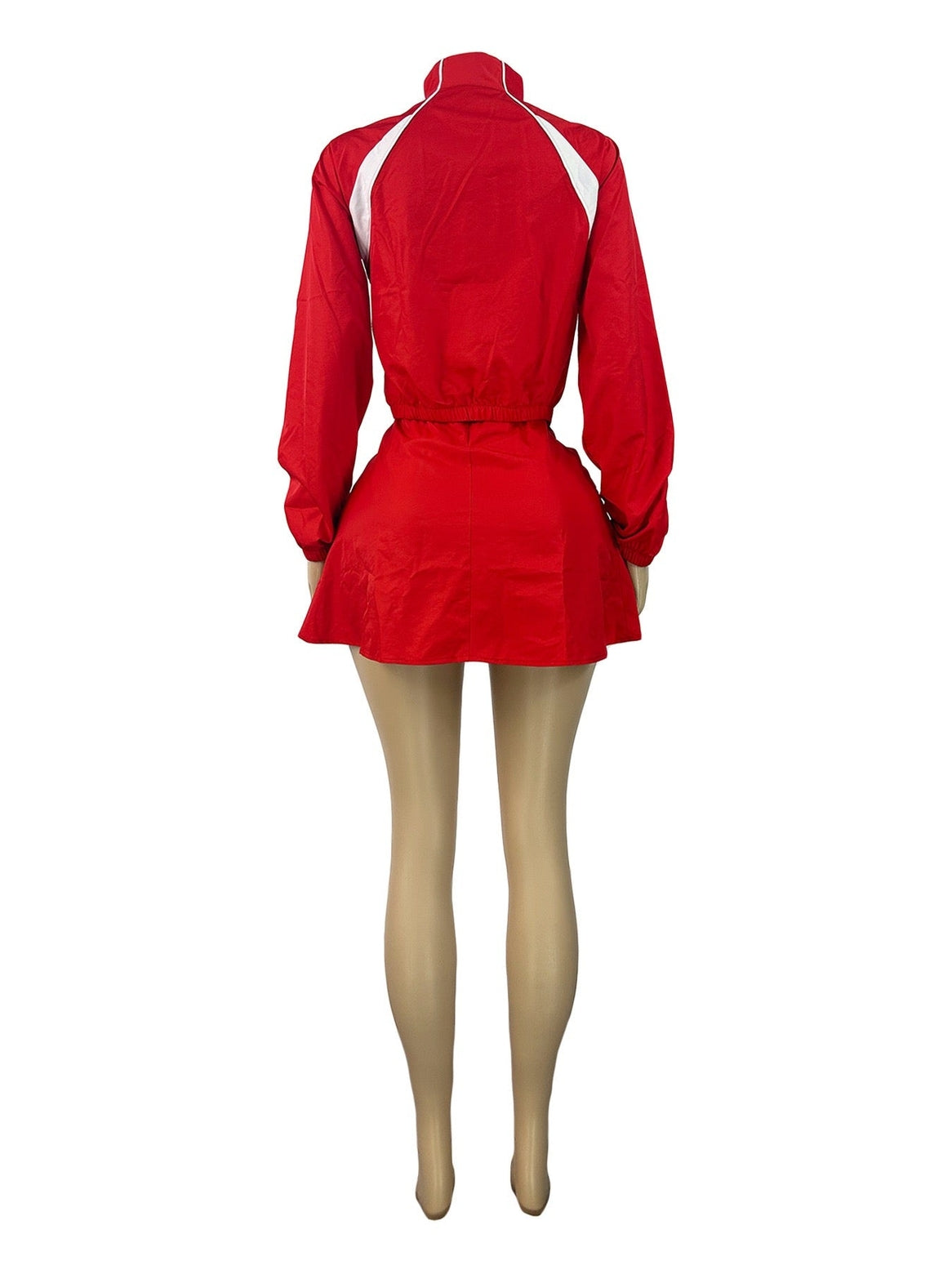 “Victory Lap Skort Set” - red and white (shorts underneath)
