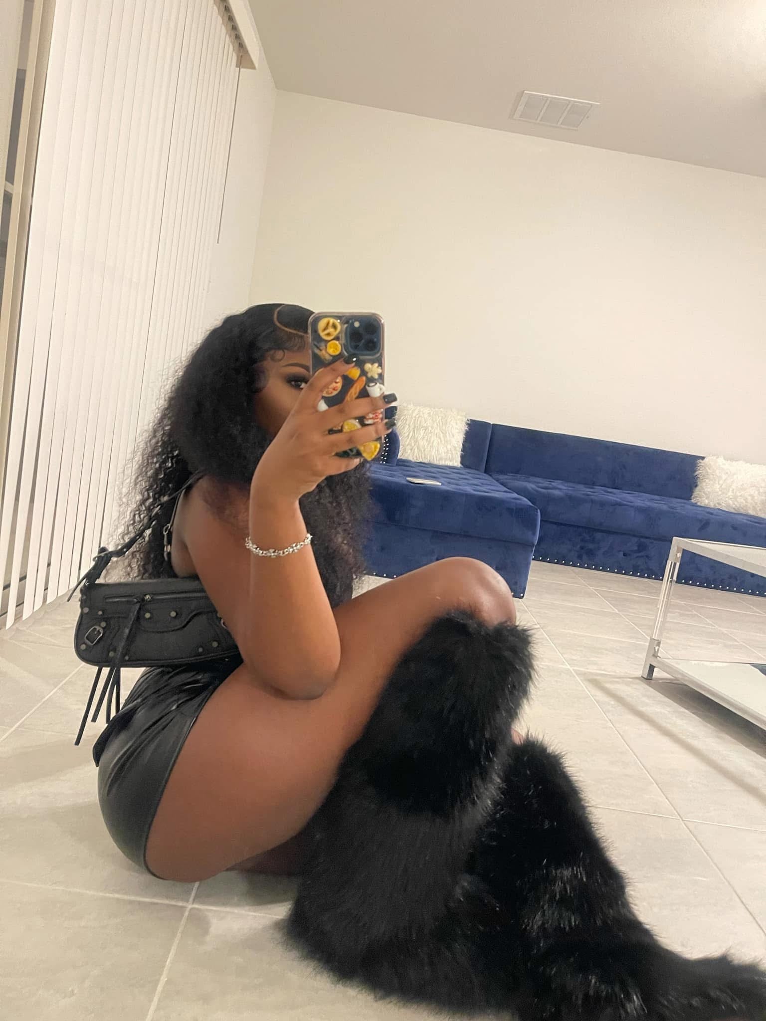 “Black Fur Boots” knee high