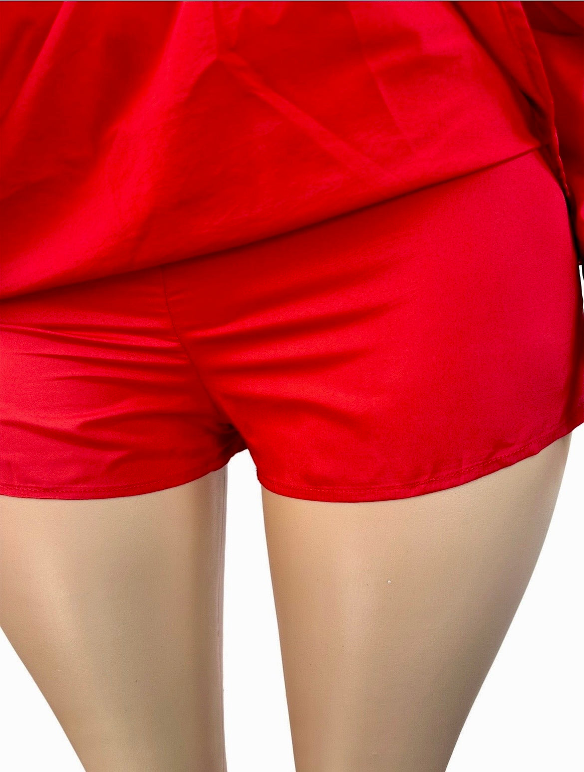 “Victory Lap Skort Set” - red and white (shorts underneath)