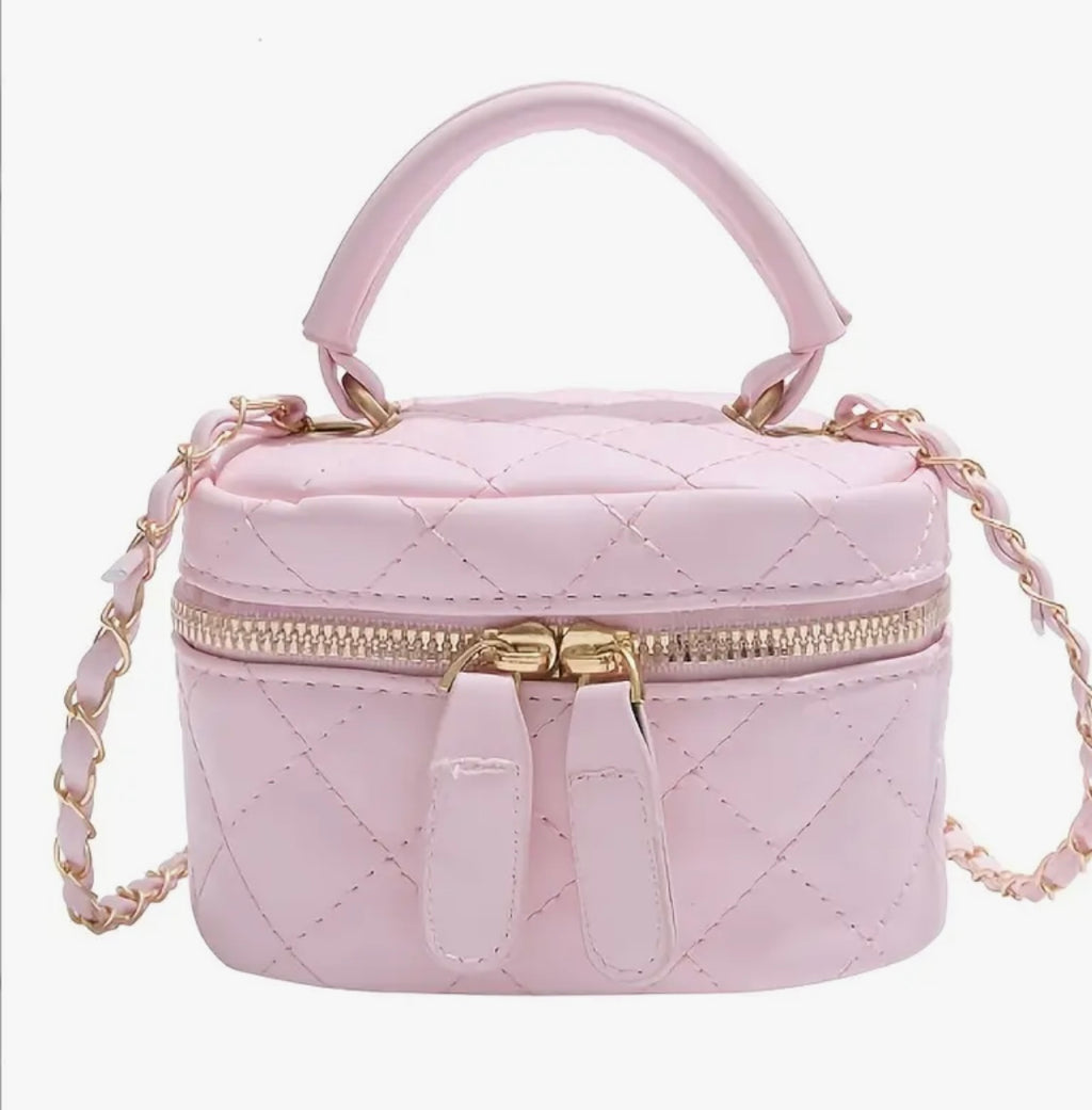 “Pink Me Baby” light pink shoulder bag