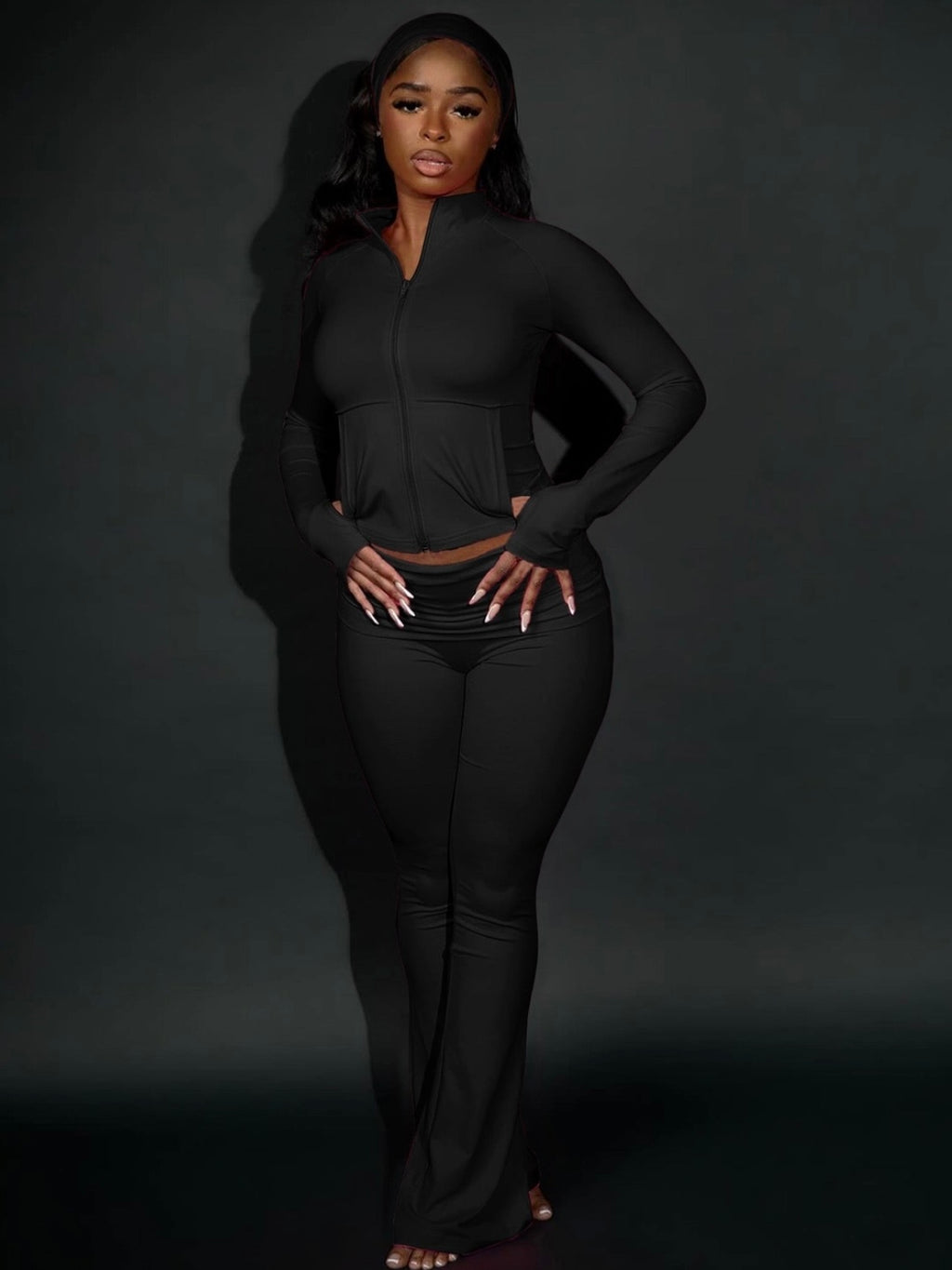 “Beyond Active” 3 piece (headband) black set