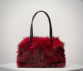 “Fur-Baby” red handbag