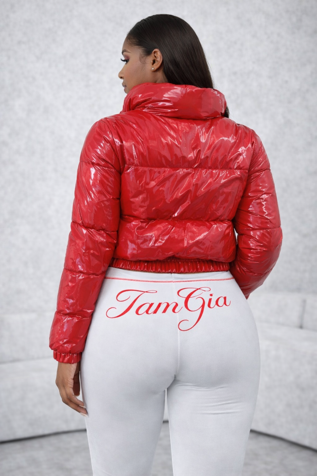 “Red Alert” Puffer Jacket