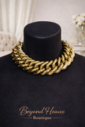 “Heaux Link” luxe gold chain