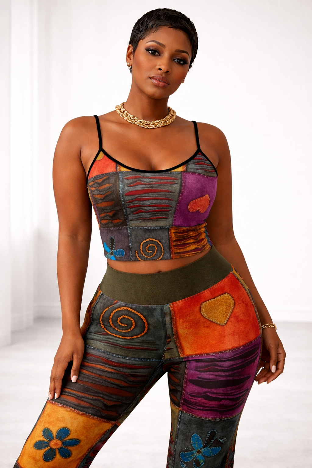 “Patchwork Muse” Crop Top