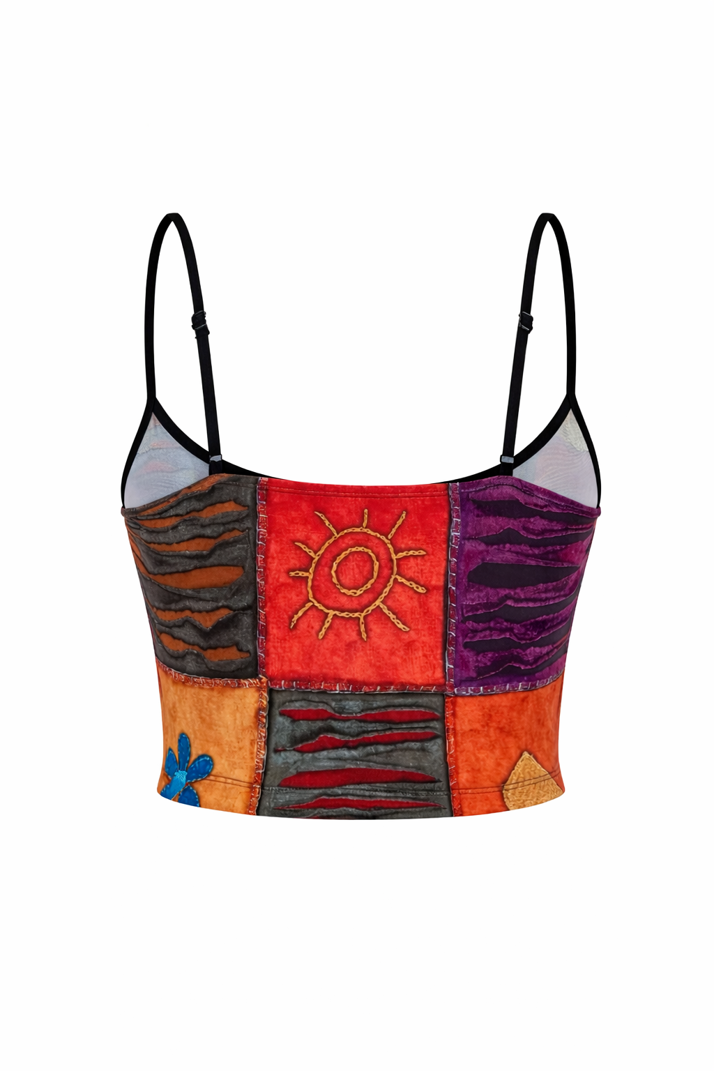 “Patchwork Muse” Crop Top