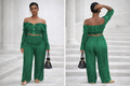 “Emerald Energy” Pleated Luxe Set