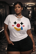 “Clowning Around” PLUS SIZE Graphic Tee