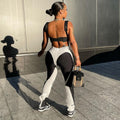 “Split Decision Contour Pants”- black & white