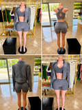 “Slate Sculpt 3-Piece Active Set”- gray
