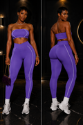 “Elevate Bandeau Set” – Purple