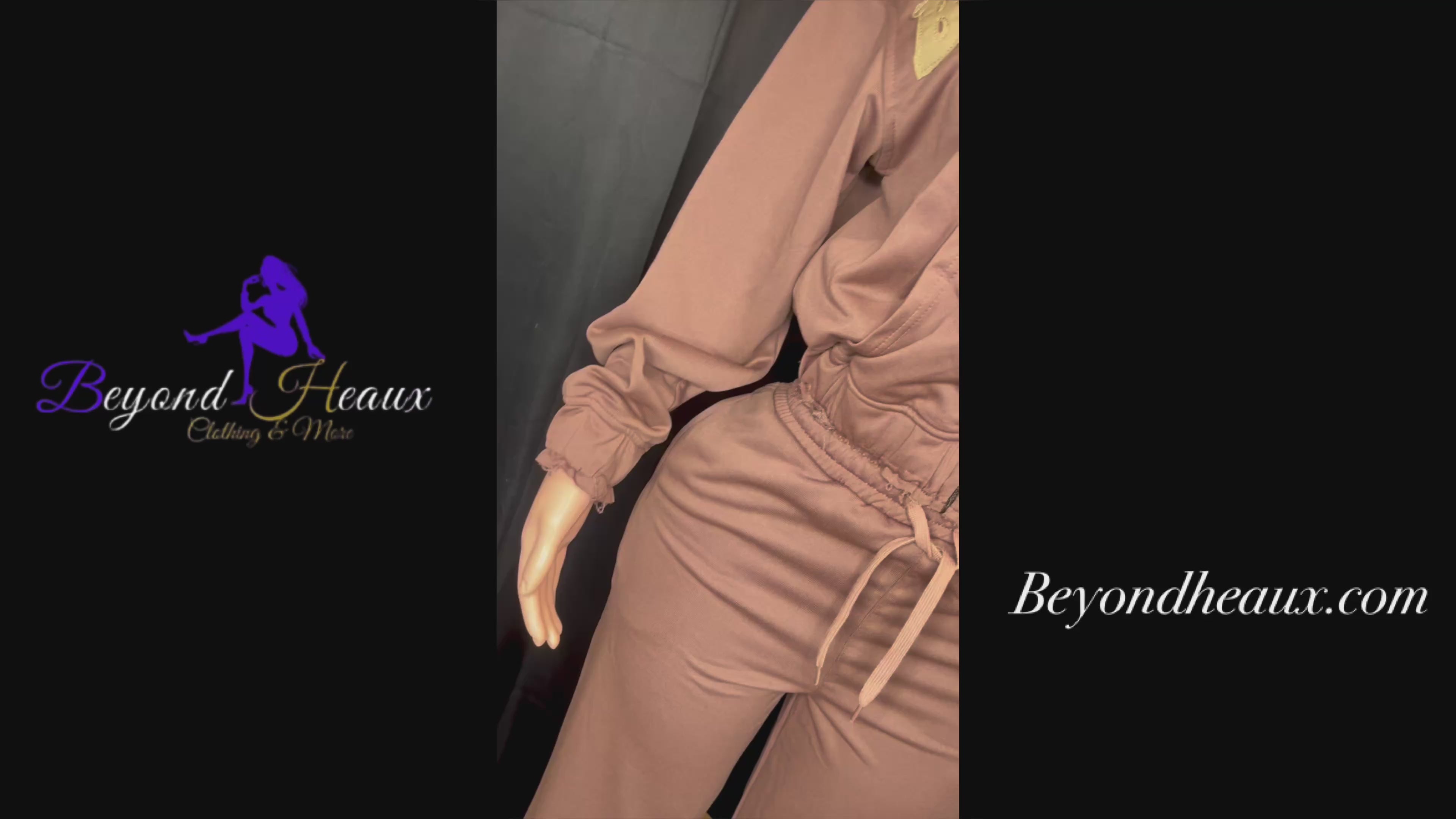 “Two-in-1” sweatsuit brown/dark brown