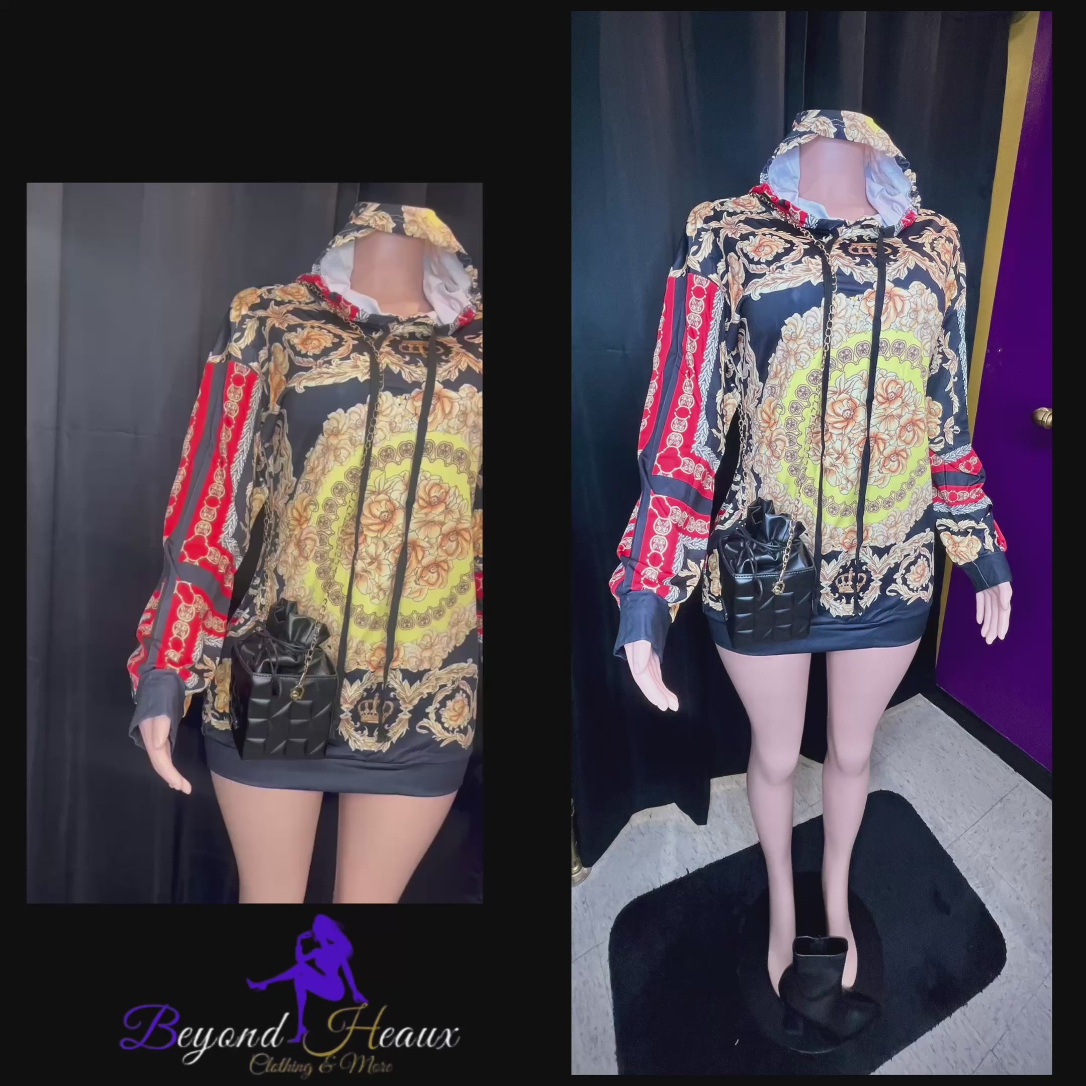 “Hood Princess” hooded dress